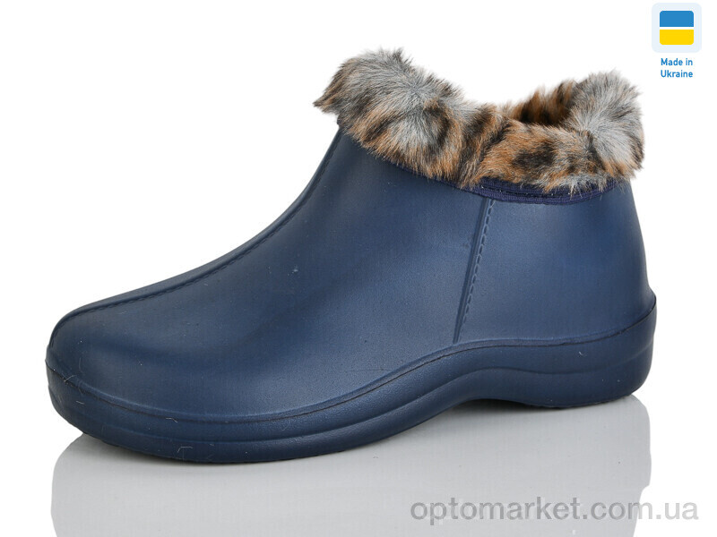 Купить Чоботи з піни жіночі D33 хутро синій Selena синій, фото 1