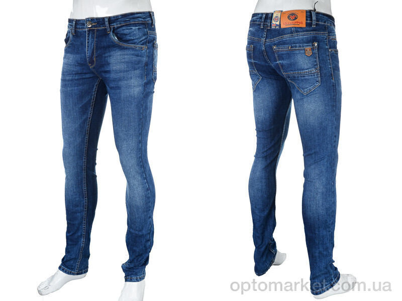 Купить Джинси чоловічі D4002X(05820) blue LS.Luwans синій, фото 3