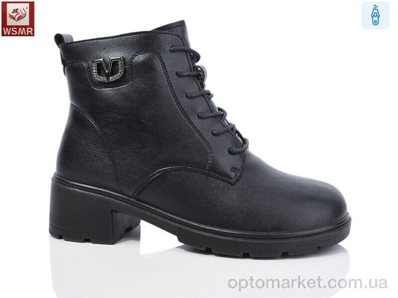 Купить Черевики жіночі D52 WSMR чорний, фото 1