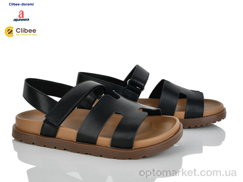 Купить Босоніжки дитячі D6281-1 black Apawwa чорний, фото 1