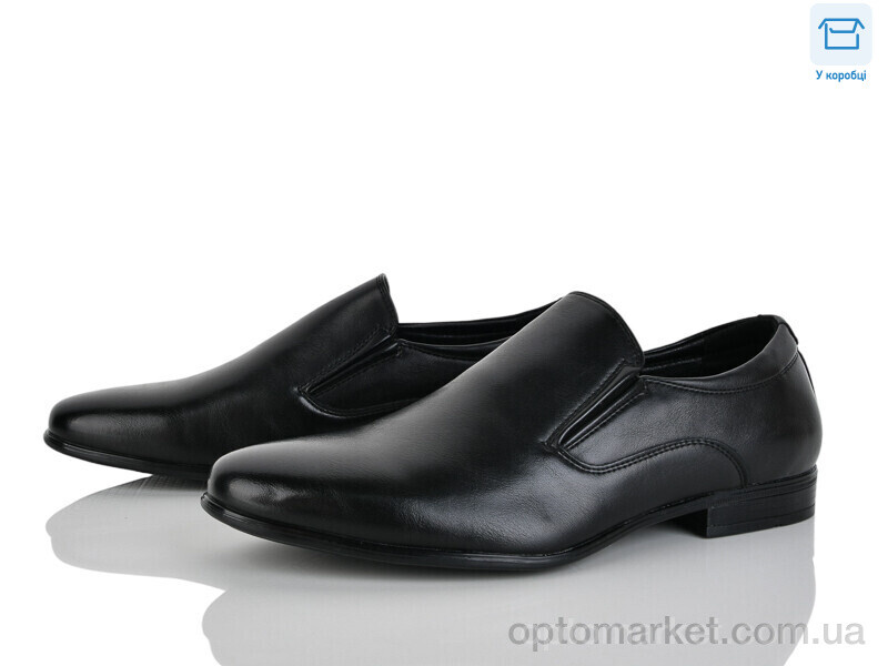 Купить Туфлі чоловічі D77-1C Nasite чорний, фото 1