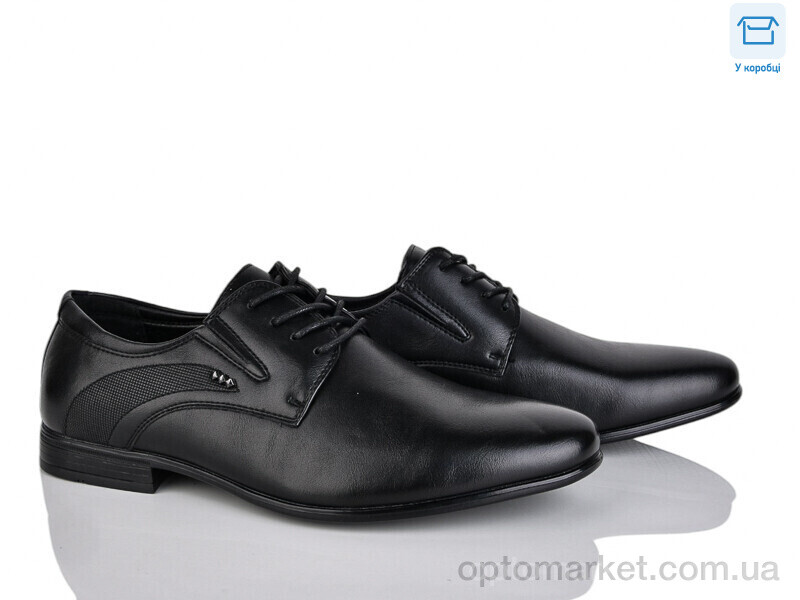 Купить Туфлі чоловічі D77-5C Nasite чорний, фото 1