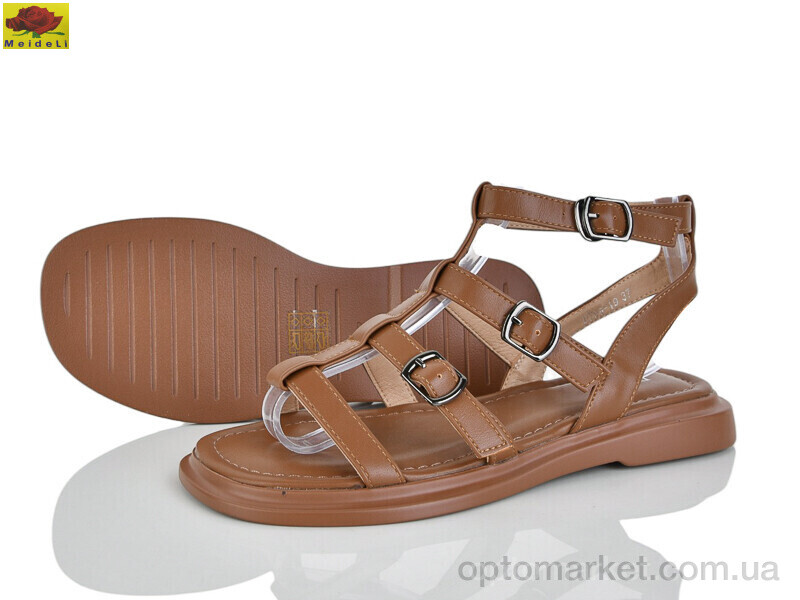 Купить Босоніжки жіночі D799-19 Mei De Li коричневий, фото 1