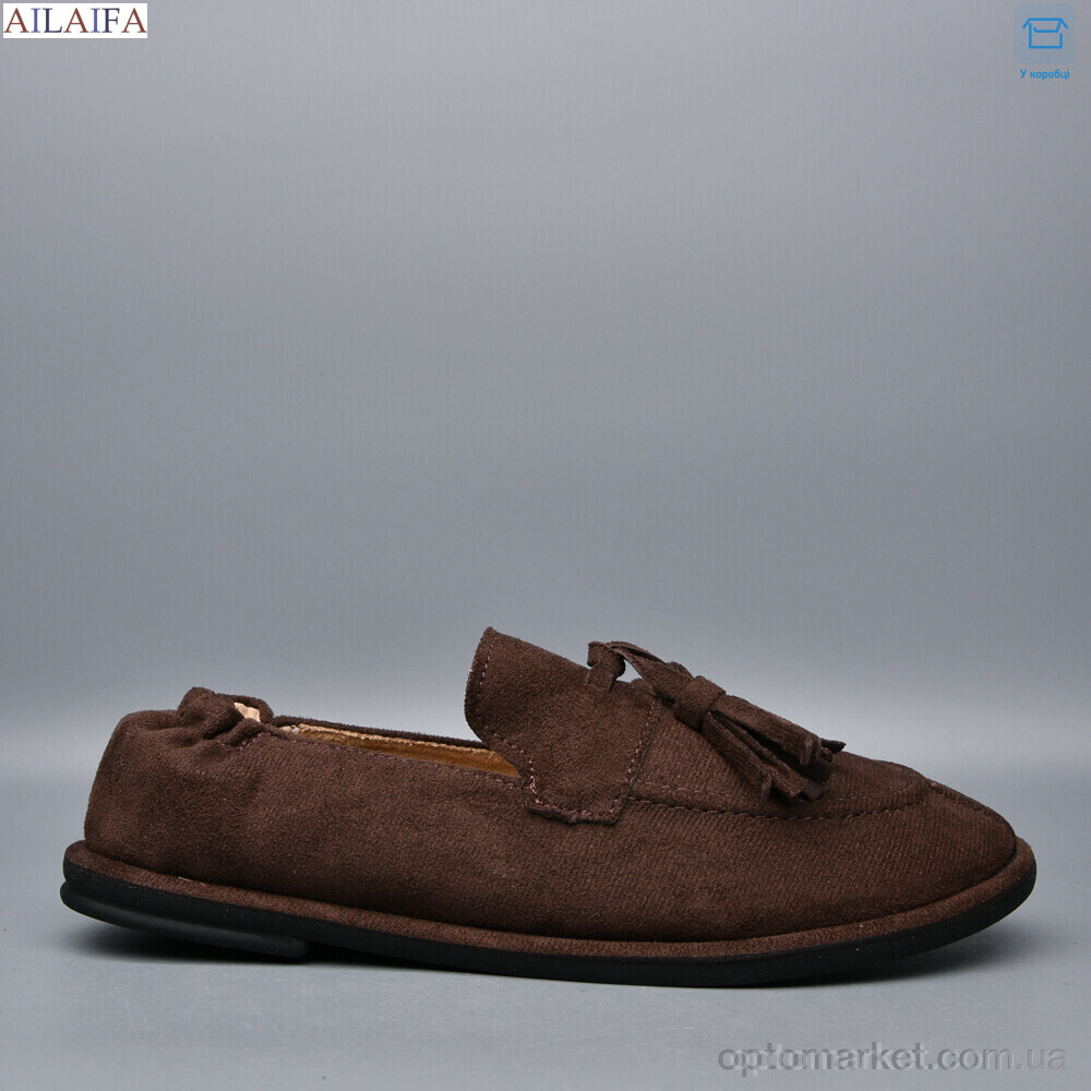 Купить Туфлі жіночі D802-4 The Row коричневий, фото 2