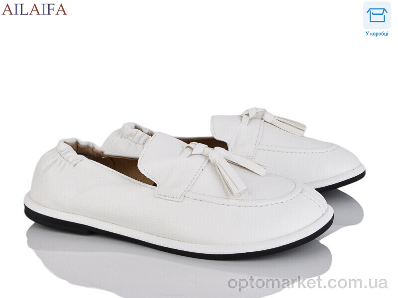 Купить Туфлі жіночі D802-6 The Row білий, фото 1