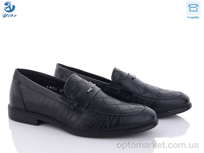 Купить Туфлі чоловічі D81310 YIBO чорний, фото 1