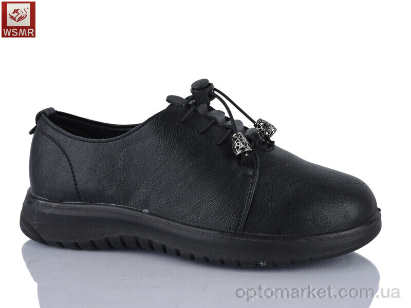 Купить Туфлі жіночі D833 WSMR чорний, фото 1