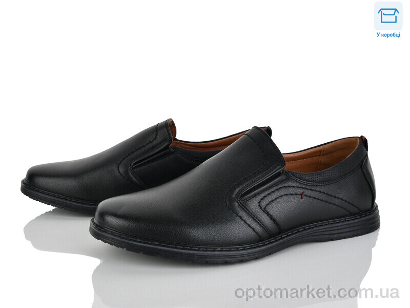 Купить Туфлі чоловічі D90-2C Nasite чорний, фото 1