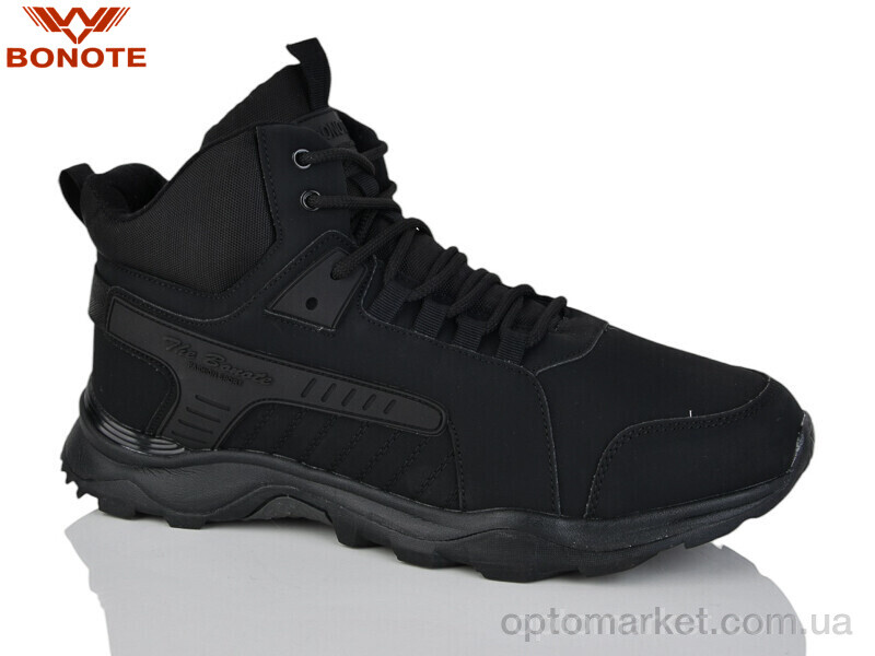 Купить Кросівки чоловічі D9082-1 Bonote чорний, фото 1