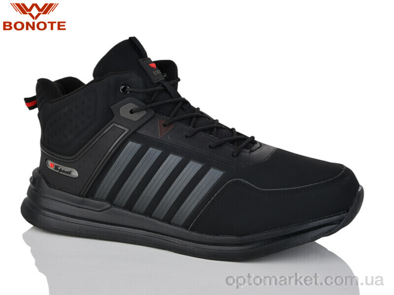 Купить Кросівки чоловічі D9083-4 Bonote чорний, фото 1