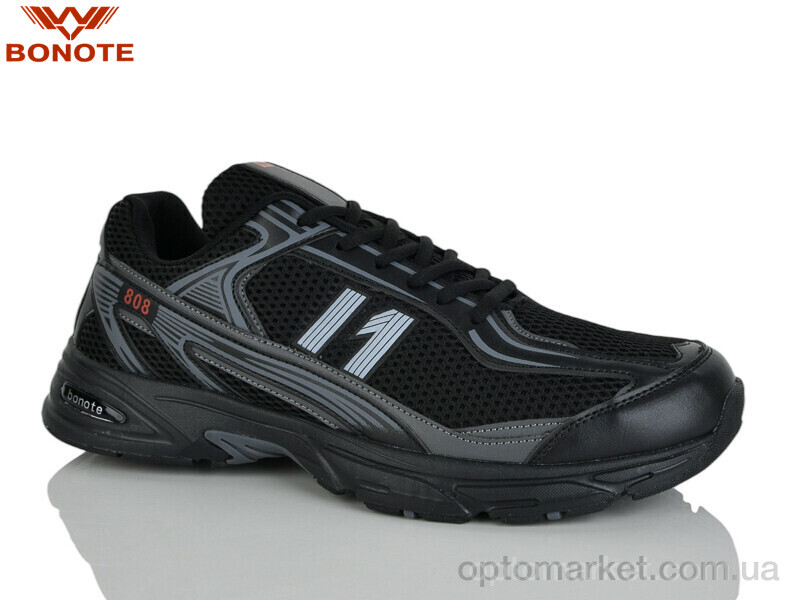 Купить Кросівки чоловічі D9176-2 Bonote чорний, фото 1