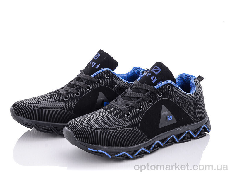 Купить Кросівки чоловічі DA789-4 Zeqi чорний, фото 1