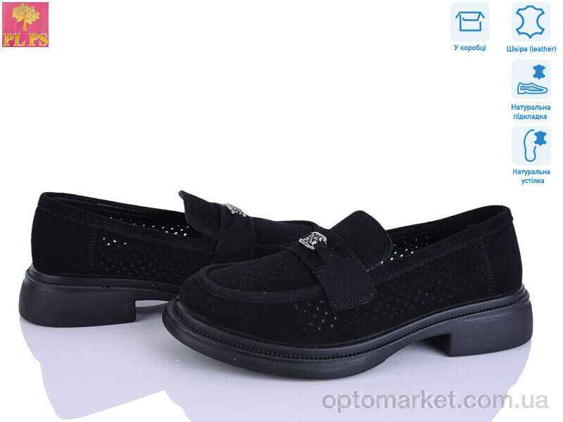 Купить Туфлі жіночі DAA15-2 PLPS чорний, фото 1