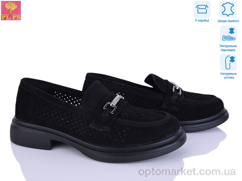 Купить Туфлі жіночі DAA16-2 PLPS чорний, фото 1