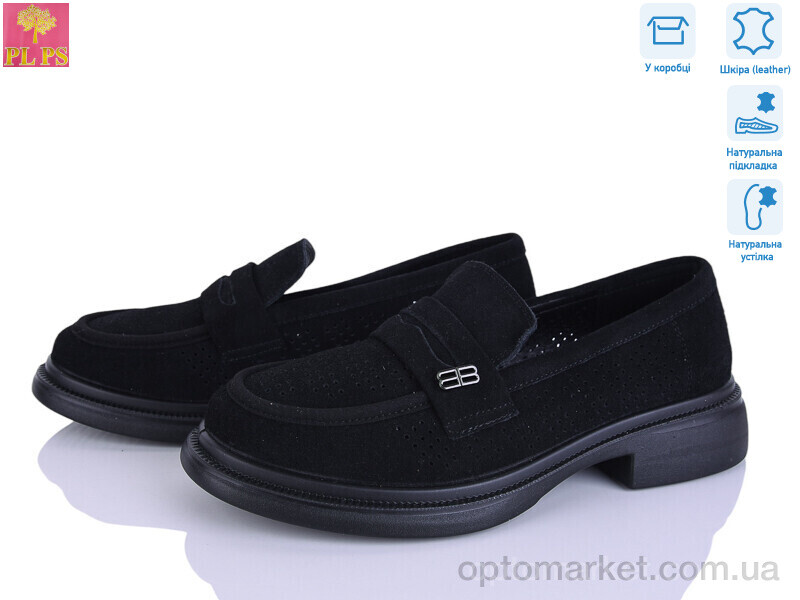 Купить Туфлі жіночі DAA18-2 PLPS чорний, фото 1