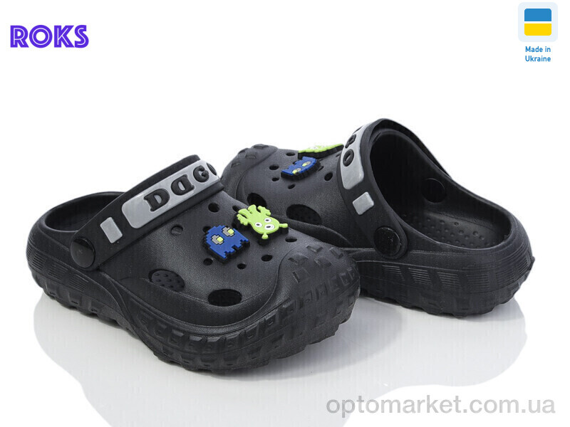 Купить Крокси дитячі Dago 333 чорний Dago чорний, фото 1