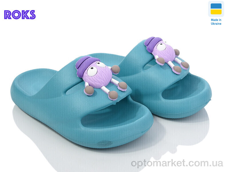 Купить Шльопанці дитячі Dago 335 аква Dago блакитний, фото 1