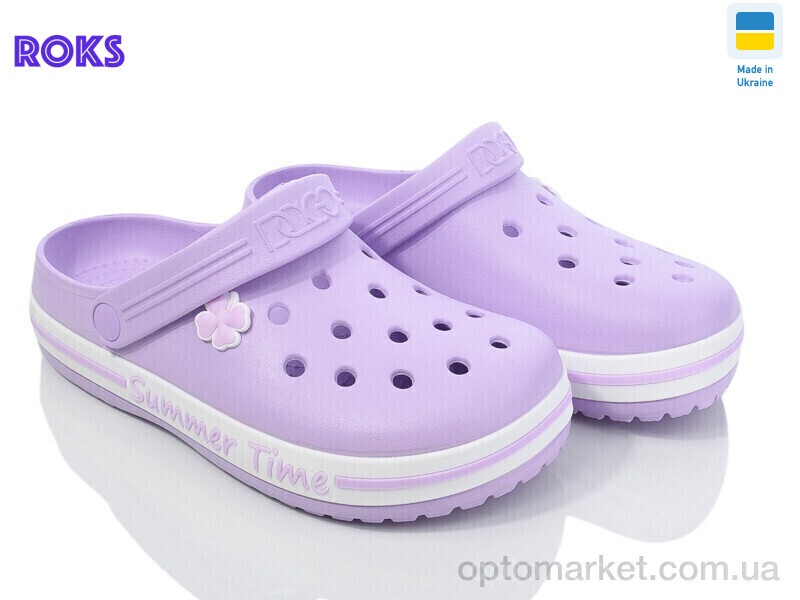 Купить Крокси жіночі Dago 417 лаванда Dago чорний, фото 1