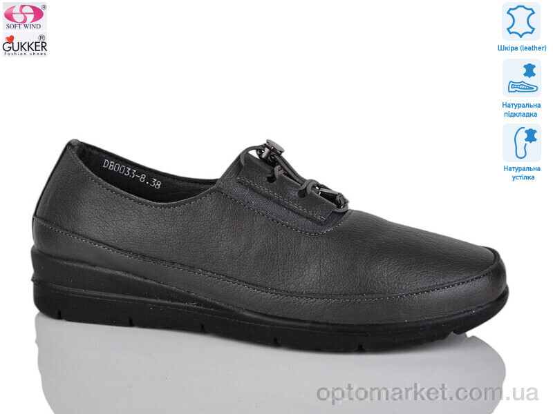 Купить Туфлі жіночі DB0033-8 Gukkcr сірий, фото 1