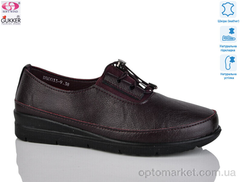 Купить Туфлі жіночі DB0033-9 Gukkcr бордовий, фото 1