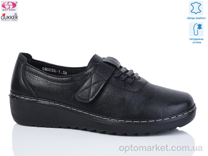 Купить Туфлі жіночі DB0036-1 Gukkcr чорний, фото 1