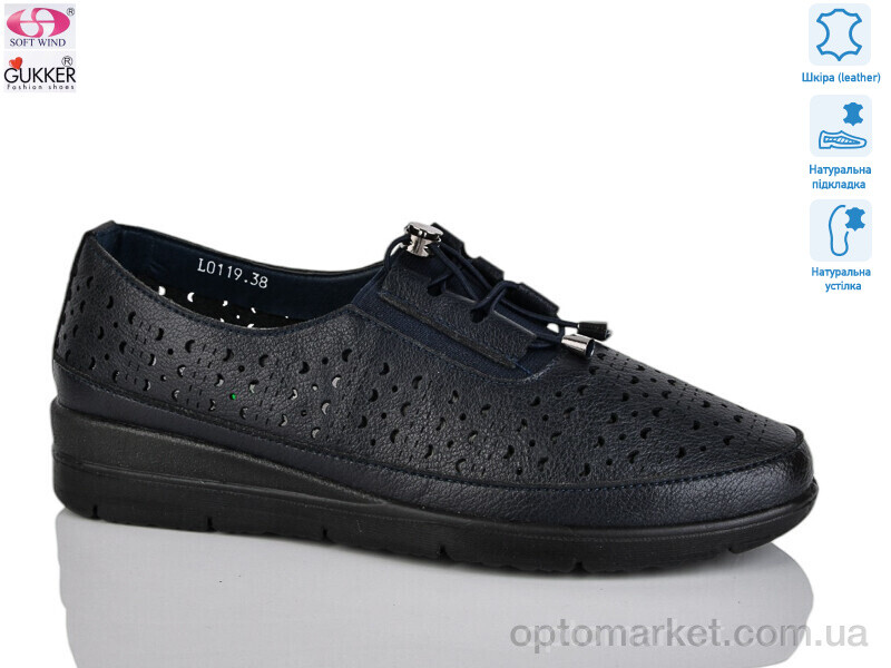 Купить Туфлі жіночі DB0048-6 Gukkcr синій, фото 1