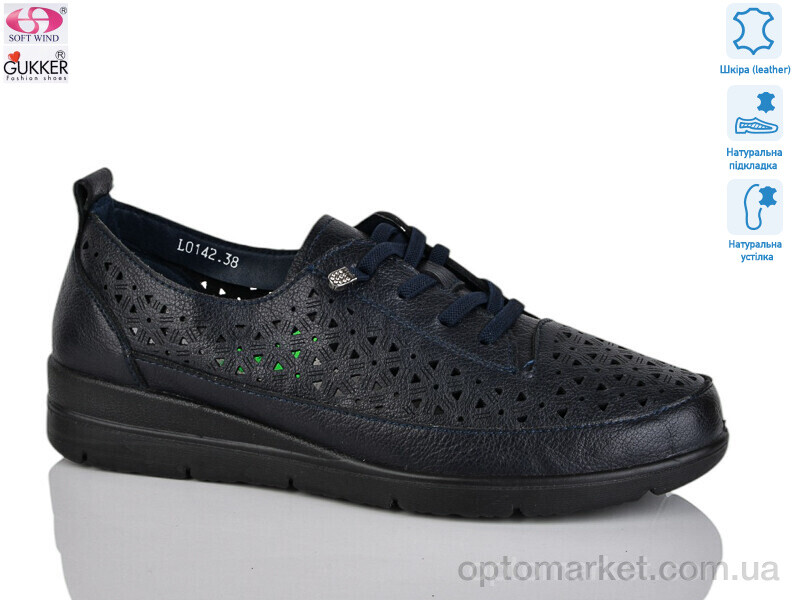 Купить Туфлі жіночі DB0052-6 Gukkcr синій, фото 1