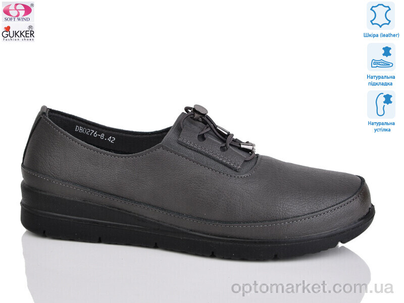 Купить Туфлі жіночі DB0276-8 Gukkcr сірий, фото 1