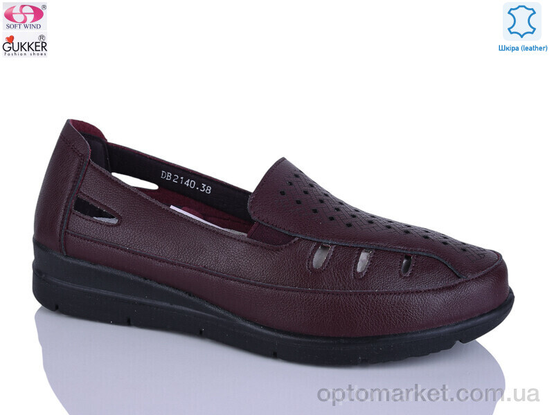 Купить Туфлі жіночі DB2140 Gukkcr бордовий, фото 1