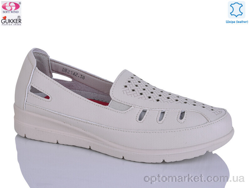 Купить Туфлі жіночі DB2142 Gukkcr бежевий, фото 1