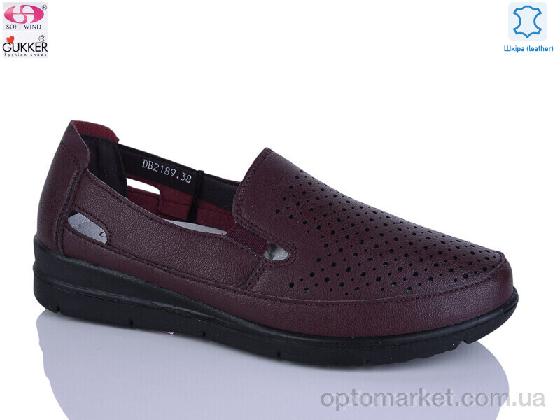 Купить Туфлі жіночі DB2189 Gukkcr бордовий, фото 1