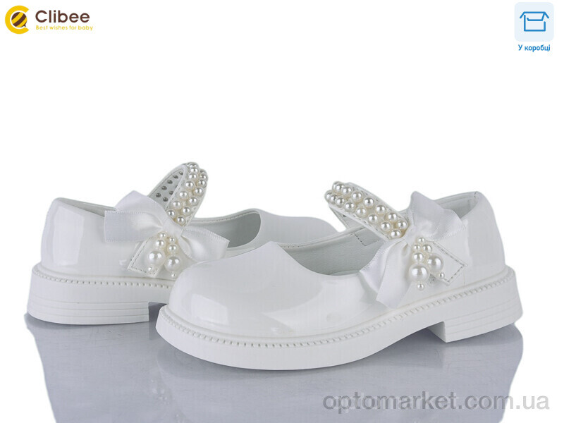 Купить Туфлі дитячі DB660-3 white Clibee білий, фото 1
