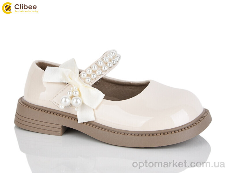Купить Туфлі дитячі DB660 beige Clibee бежевий, фото 1
