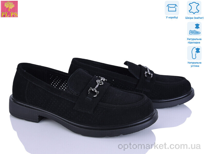 Купить Туфлі жіночі DBB16-2 PLPS чорний, фото 1