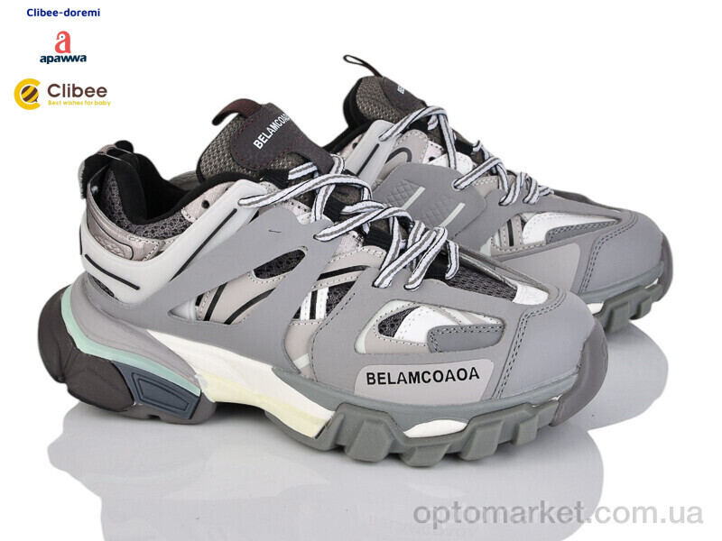 Купить Кросівки жіночі DC1101 grey Apawwa сірий, фото 1