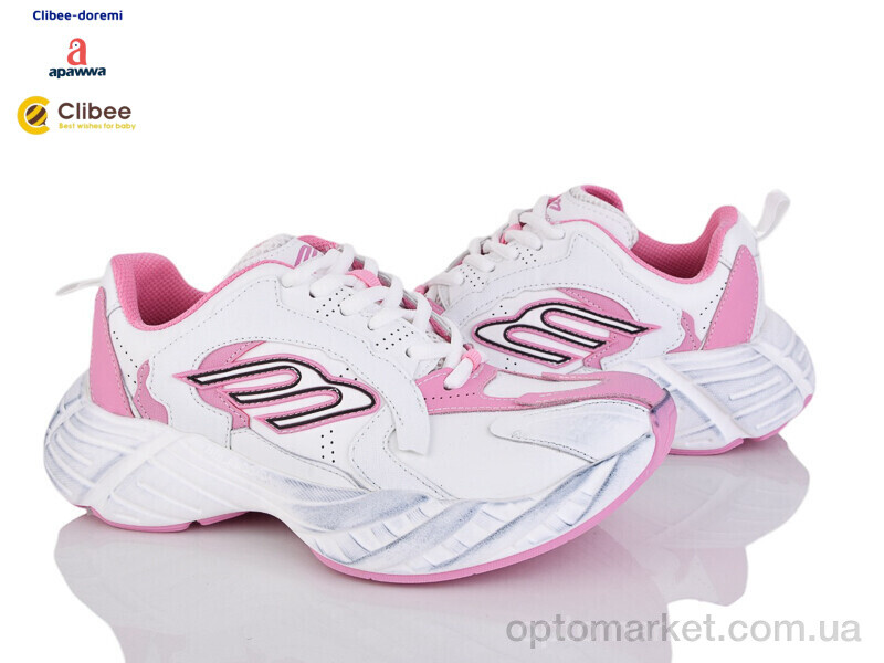 Купить Кросівки жіночі DC25999 pink Apawwa білий, фото 1