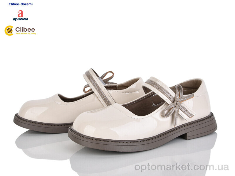 Купить Туфлі дитячі DC669 beige Apawwa бежевий, фото 1