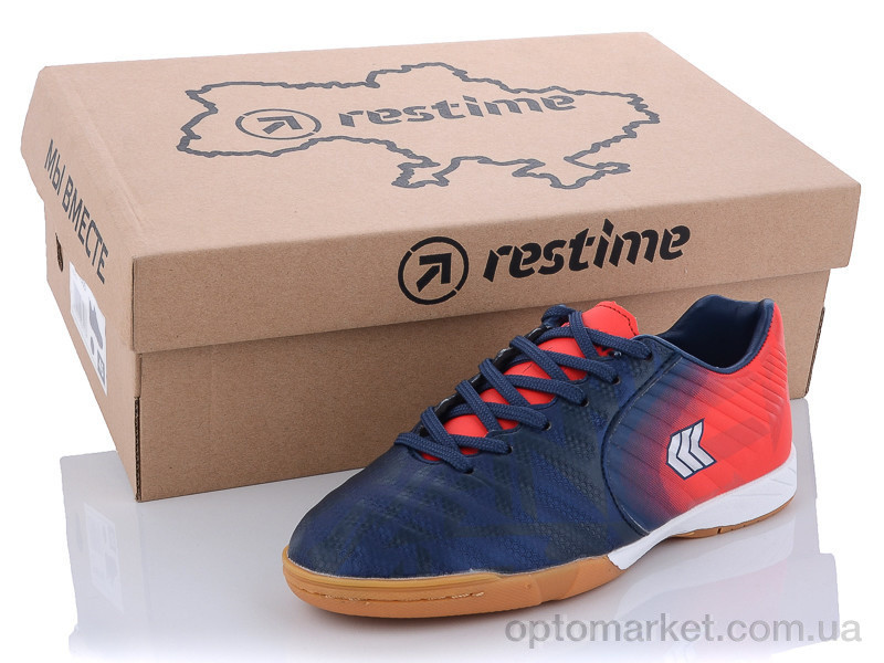 Купить Футбольне взуття дитячі DD020810 navy-red-silver Restime синій, фото 1