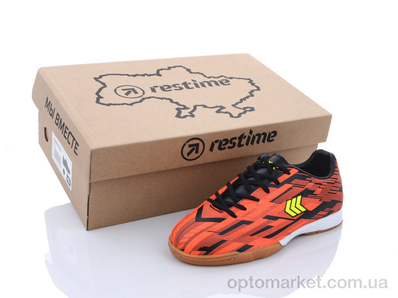Купить Футбольне взуття дитячі DDB21419 black-orange Restime помаранчевий, фото 1