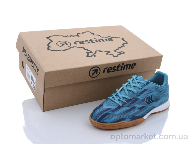 Купить Футбольне взуття дитячі DDB21419 cyan-navy Restime зелений, фото 1