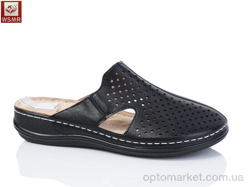 Купить Шльопанці жіночі DF01-1 батал WSMR чорний, фото 1