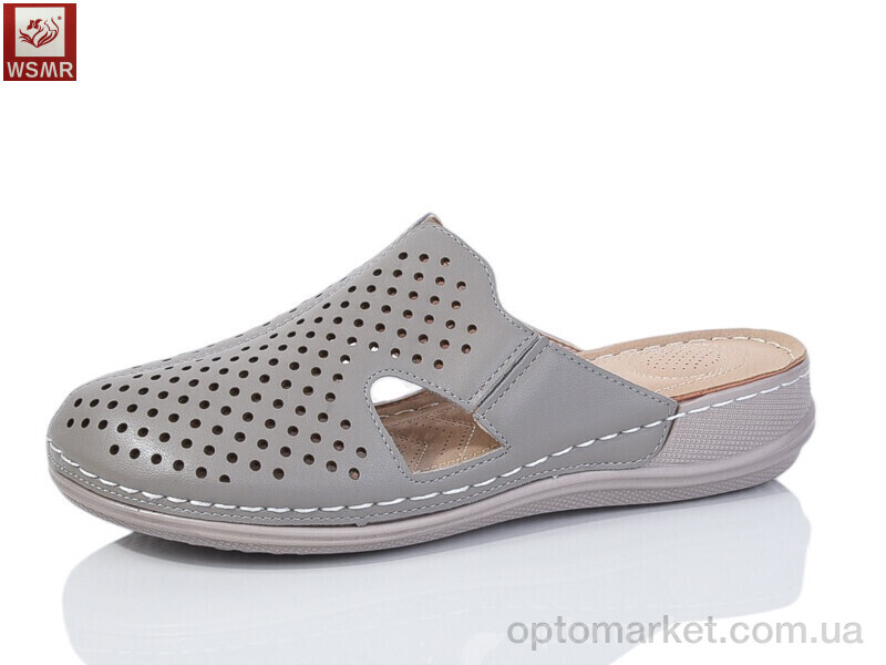 Купить Шльопанці жіночі DF01-4 батал WSMR сірий, фото 1