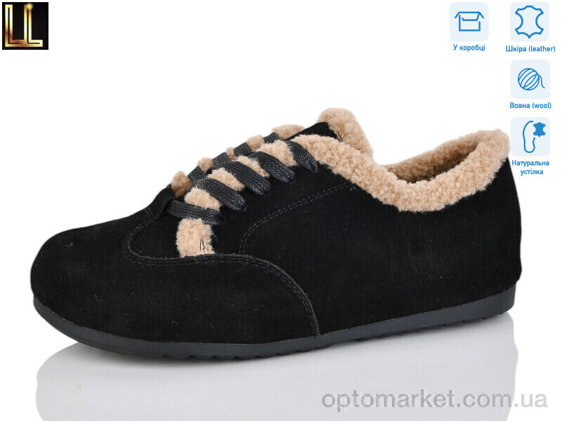 Купить Туфлі жіночі DF1101-1 Lilin чорний, фото 1