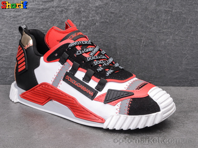 Купить Кросівки чоловічі DG1022-3 (40-44) D.lcegabbana білий, фото 3