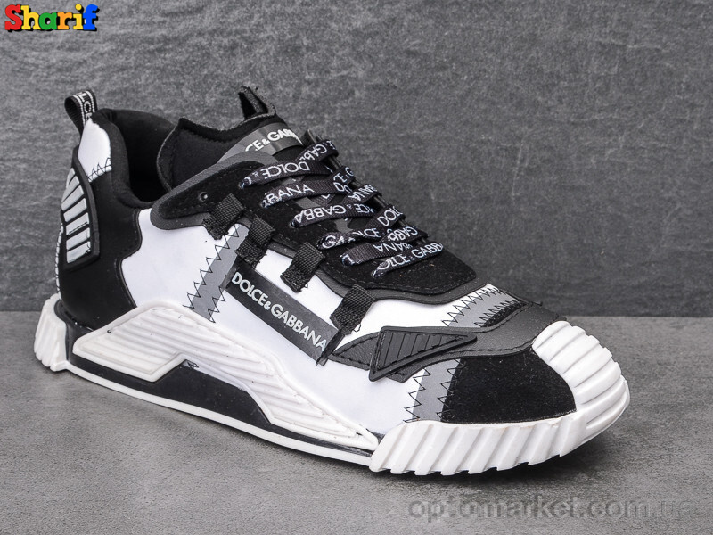 Купить Кросівки чоловічі DG1022-5 (40-44) D.lcegabbana білий, фото 3