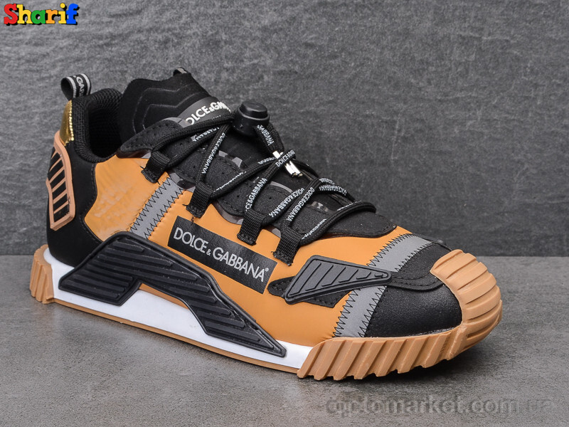 Купить Кросівки чоловічі DG2822-1 D.lcegabbana рудий, фото 3