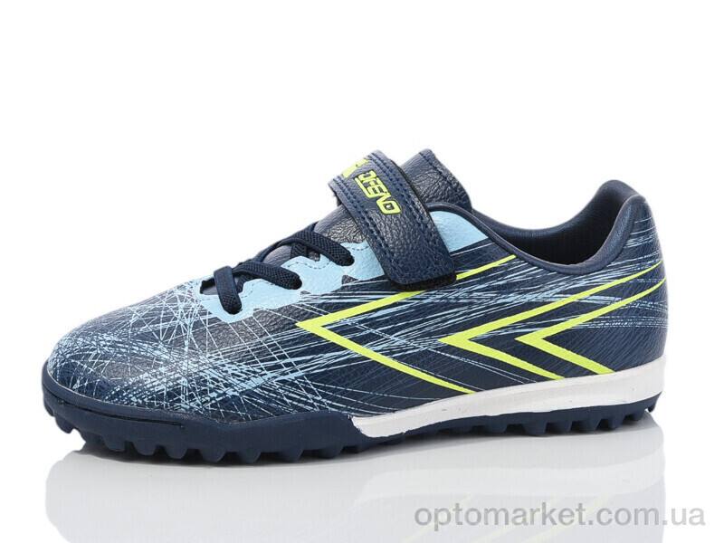 Купить Футбольне взуття дитячі DIDB25611-1 navy-yellow-blue Difeno синій, фото 1
