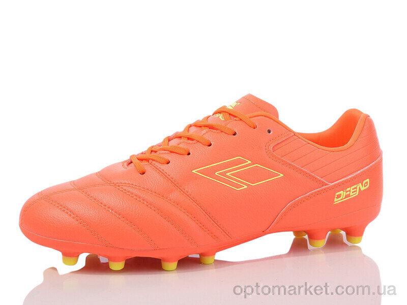 Купить Футбольне взуття чоловічі DIMB25626-2 orange-lime Difeno помаранчевий, фото 1