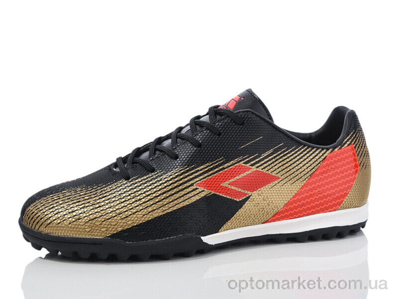 Купить Футбольне взуття чоловічі DIMB25651-1 black-gold Difeno чорний, фото 1