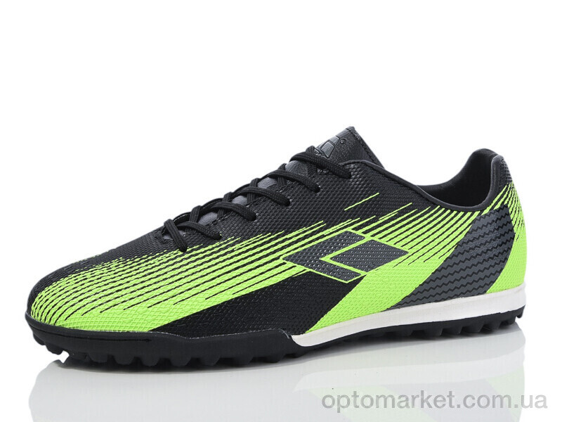 Купить Футбольне взуття чоловічі DIMB25651-1 black-salat Difeno чорний, фото 1